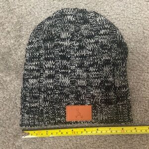 Black and White Beanie